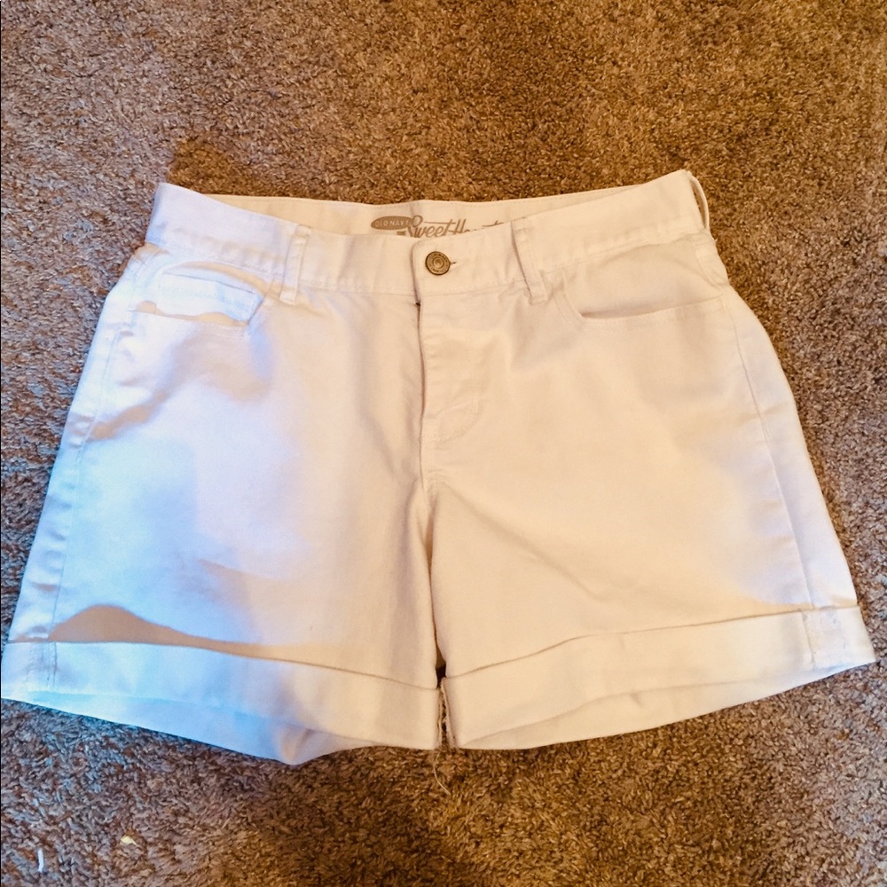 White shorts